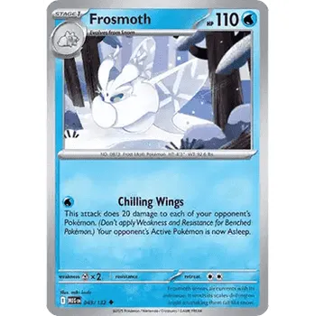 Volný čas Pokémon MEG 043/132 Frosmoth - Mega Evolution Stav: Near Mint, Verze: NORMAL