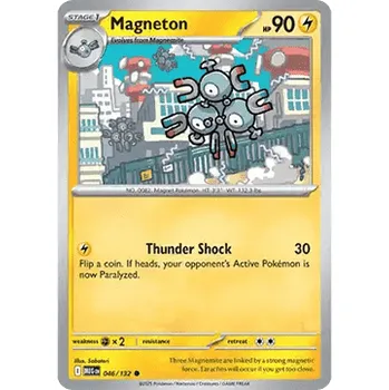 Volný čas Pokémon MEG 046/132 Magneton - Mega Evolution Stav: Near Mint, Verze: NORMAL