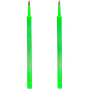 Náplně do gelového pera Legami - neonově zelená (2 kusy)