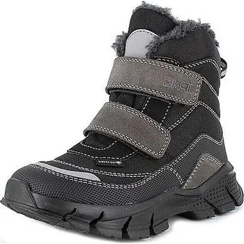 Dívčí sněhule PRIMIGI chlapecká zimní obuv 4936711 tmavě šedá/černá GORETEX 28