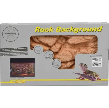 Teraristika Lucky Reptile zadní stěna Rock Background Outback Red 48x29 cm