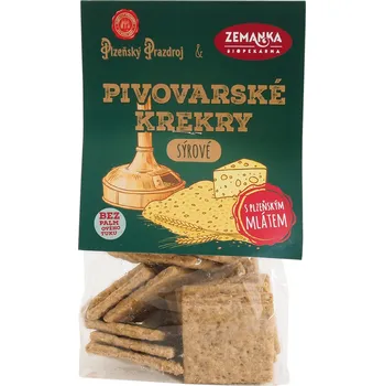 Zemanka Krekry slané s mlátem z Plzeňského Prazdroje a sýrem (100 g)