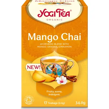 Čaj Yogi Tea Čaj Mango Chai BIO - nálev. sáčky (17 x 2 g)