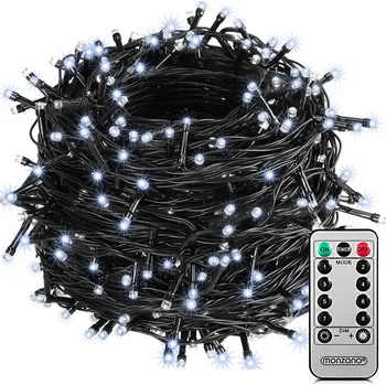 Vánoční osvětlení Monzana Vánoční řetěz 60 m 600 LED studená bílá