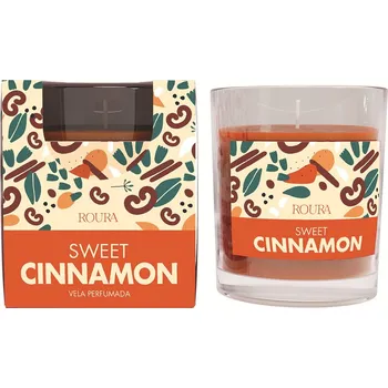 Svíčka ROURA Sweet Cinnamon Vonná svíčka, 125 g
