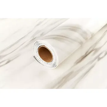 Obklad GRACE 3D samolepící PVC tapeta - mramor bílý 280 x 60 cm bílá