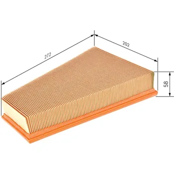 Vzduchový filtr Vzduchový filtr BOSCH 1 457 433 555