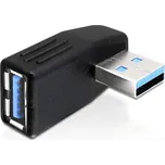 DeLock adaptér USB 3.0 samec - USB 3.0 samice pod úhelem 270° horizontálně