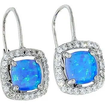 Náušnice Goldstore Stříbrné čtvercové náušnice Varianta: stříbrné náušnice