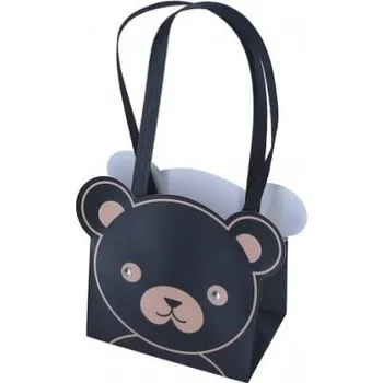 Dárková taška Dárková taška papírová ve tvaru medvídka 26cm/21cm/10cm