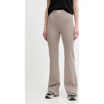 Dámské kalhoty Kalhoty s příměsí vlny Guess FLAMINIA dámské, béžová barva, zvony, high waist, V5BB08 Z3JD2 V5BB08.Z3JD2 80X, vel. L