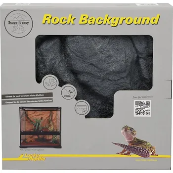 Dekorace do terária Lucky Reptile zadní stěna Rock Background Basalt Grey 43x43 cm