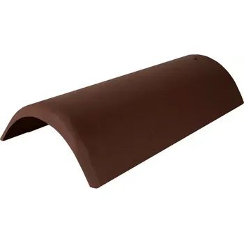 Střešní krytina Bramac EU NOVO hřebenáč s příchytkou tmavohnědá