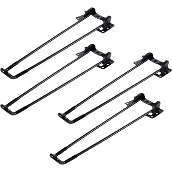 Podložka pod nohu Sklopná noha Hairpin 450mm, 4 kusy, černá (PNS45)