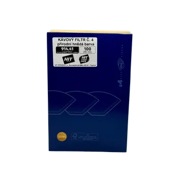 Jednorázové nádobí Kávový filtr č. 4 v krabičce (100 ks)