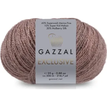 Příze Příze Exclusive Gazzal 9926 hnědá