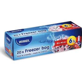 Jednorázové nádobí sáčky 28x45 cm, 6 l 20 ks do mrazničky