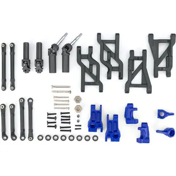 RC model Traxxas konverzní sada podvozku HD modrá (pro Bandit a Drag Slash) - TRA9182-BLUE