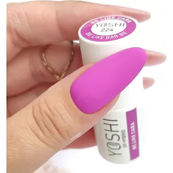Přípravek na nehty Gel lak YOSHI Be Like Bar Be - Be like Cara 224, 6ml