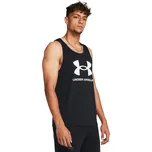 Pánské tílko Under Armour Sportstyle Logo Tank velikost XXL black / / white