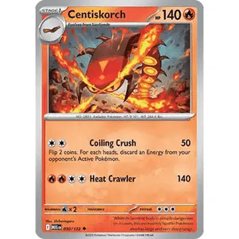 Volný čas Pokémon MEG 030/132 Centiskorch - Mega Evolution Stav: Near Mint, Verze: NORMAL