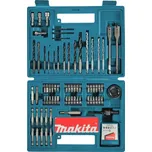 Sada bitů a vrtáků 100 ks v plastovém kufru MAKITA B-54520