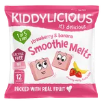 KIDDYLICIOUS Ovocné polštářky z jahod a banánu 6 g
