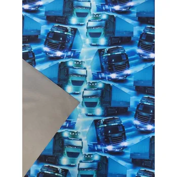 Softshell zimní - Modrý náklaďák