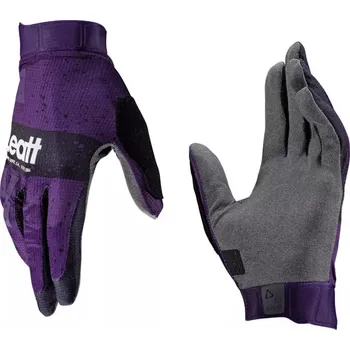 Cyklistické rukavice LEATT Cyklistické rukavice dlouhoprsté - MTB 1.0 GRIPR - fialová M