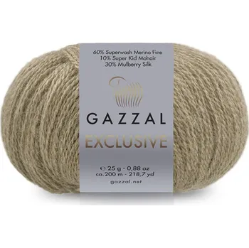 Příze Příze Exclusive Gazzal 9925 olivově šedá