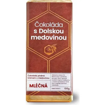 Čokoláda Čokoláda s Dolskou medovinou - mléčná 100 g