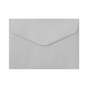 Obálka Ozdobné obálky Pearl - B7, 150 g/m2, perleťové, stříbrné, 10 ks