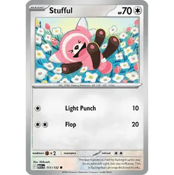 Volný čas Pokémon MEG 111/132 Stufful - Mega Evolution Stav: Near Mint, Verze: NORMAL