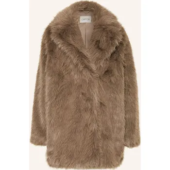 Dámský kabát Cartoon Dámský Kabát Z Umělé Kožešiny, béžová, 40
