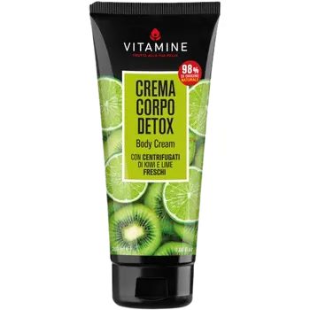 Tělový krém ERBORISTICA Vitamine Detox tělový krém kiwi a limetka 200 ml