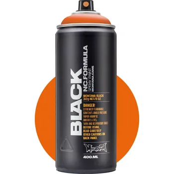 Barva ve spreji Montana Cans Black Barva ve spreji 2075 Pure Orange 400 ml 1 ks