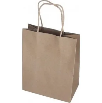 Dárková taška Dárková taška papírová nature 23cm/18cm/10cm