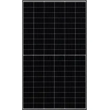 solární panel Moduly PV JA Solar, mono-Si, oboustranné, polovodičové N-type 182mm 16-BB články, 2x60ks, kabely přibližně 120cm, STC výkon 535Wp, rozměry: 2063x1134x30, konektor: MC4-EVO2A, účinnost 22,7%, hmotnost 28,8kg, černý rám