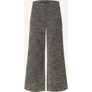 Dámské kalhoty Cartoon Dámské Marlene Kalhoty Z Buklé, černá / krémová, 40