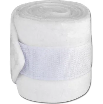 Ochrana nohy a ocasu WALDHAUSEN Bandáže fleecové Shetty Waldhausen, 4 ks, 1 m, bílé