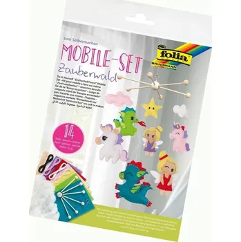 Kolotoč nad postýlku Závěsný kolotoč - Kouzelný les, 14 dílů