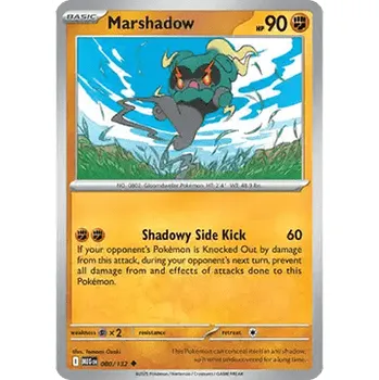 Volný čas Pokémon MEG 080/132 Marshadow - Mega Evolution Stav: Near Mint, Verze: NORMAL