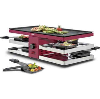 Kuchyňský gril Spring Raclette8, červená