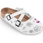 Obuv zdravotní FORcare 101057 bílá potisk motýli Velikost: 40