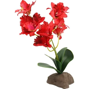Teraristika Lucky Reptile orchidej velká červená 30 cm