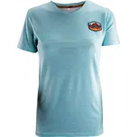 LEATT Cyklistické triko s krátkým rukávem - PREMIUM W - modrá