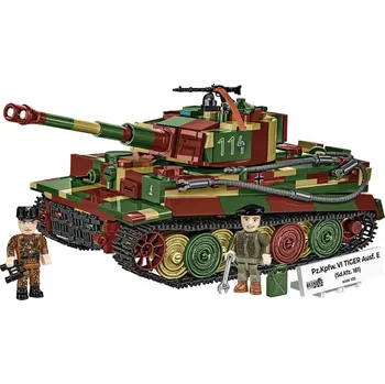 Stavebnice COBI COBI 3124 II WW PzKpfw VI Tiger Ausf E, 2v1, 1:35, 862 k, 2 f