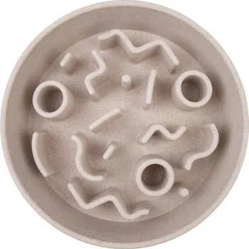 Miska pro psa District 70 BAMBOO miska proti hltání Merengue 17 cm