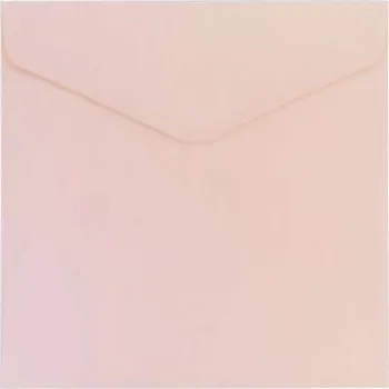 Obálka Ozdobné obálky Smooth - 16x16cm, 130 g/m2, saténově růžové, 10 ks