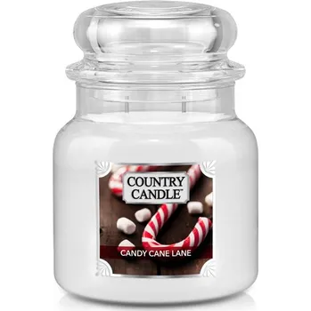 Svíčka Kringle Candle Country Candle Candy Cane Lane vonná svíčka střední 2-knotová (453 g)